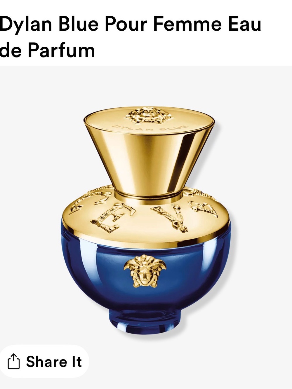 Versace Dylan Blue Pour Femme 1oz 30ml - Picture 2 of 2